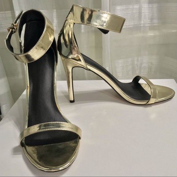 ASOS gold sandals, size 9/9.5 - Picture 1 of 10